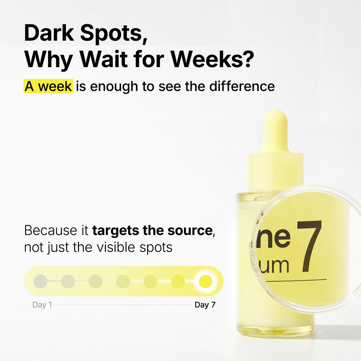 Korean Glutathione 7 Dark Spot Serum, Radiance Booster