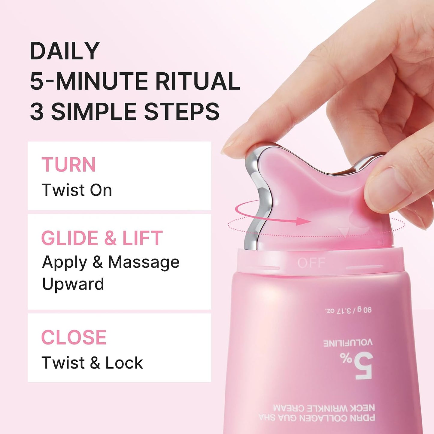 Korean Collagen Gua Sha Neck Wrinkle Cream